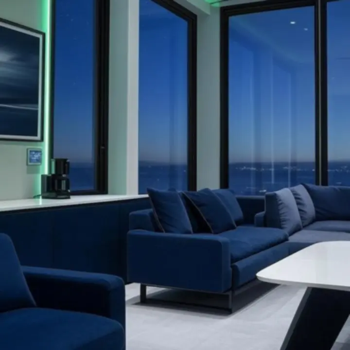 Futurystyczna wizja inteligentnego domu