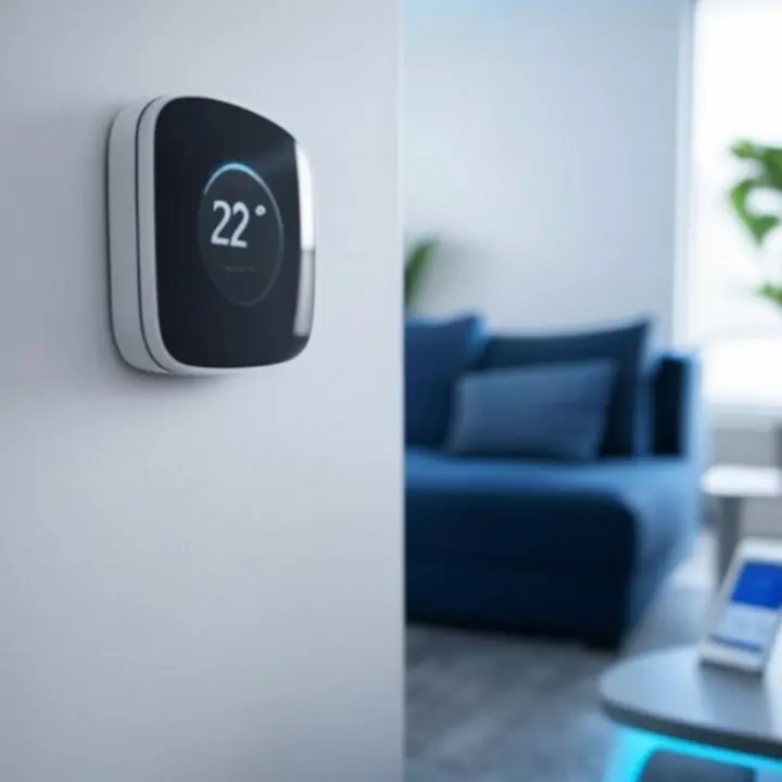 Inteligentny termostat w nowoczesnym domu